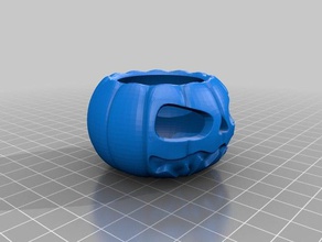 solid makies jack-o-lantern toy game accessories halloween pumpkin 3d print model - Mito3D