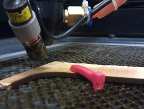 polygonpusher laser cutter levelling clamp other fastener flat flattener lasercut 3d print model - Mito3D