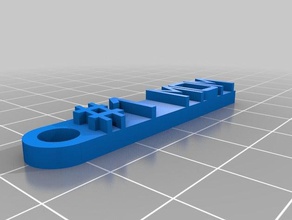 mom Schlüsselanhänger - Organisation angepasst 3d print model - Mito3D