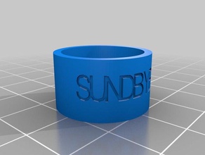 mi anillo personalizado anillos 3d print model - Mito3D