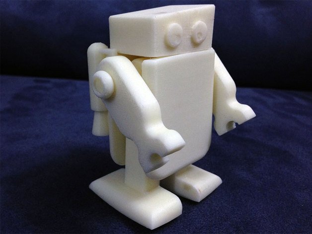 vacilante inclinação curta autômato mecânico brinquedos down hill gravidade robô walker 3D print model - Mito3D