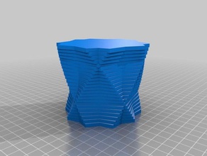 solid vase Dekor angepasst 3d print model - Mito3D