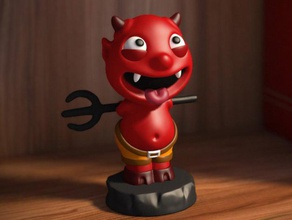 pet monster impy sculptures 3dartistmag character devil minion toy zbrush 3d artist mag 3d print model - Mito3D