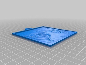 tim deva lithopane 2d a arte personalizado 3d print model - Mito3D