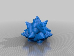 frattale dito per la matematica arte 3d print model - Mito3D