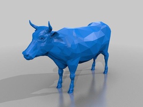 vaca 3d impressão 3d print model - Mito3D