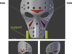 its jason voorhees fora dog sculptures friday 13th horror vorhees 3d print model - Mito3D