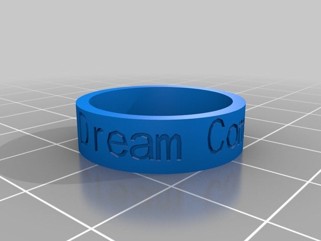 dream ring rings customized 3D print model - Mito3D