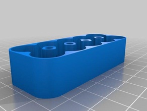 aa case top 152 mm containers customized 3d print model - Mito3D