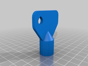 french utility key other 3d print model - Mito3D