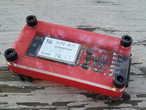 bluesmirf holder electronics bluetooth make makerspace module mount 3d print model - Mito3D