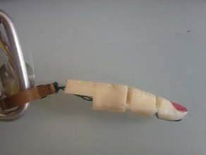 roboticprosthetic dedo impresa flexible de la articulación ingeniería 3d print model - Mito3D