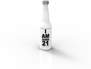 mini beer bottle kitchen dining 21 birthday clubbing container cup drink flask glass liquor wine 3d print model - Mito3D