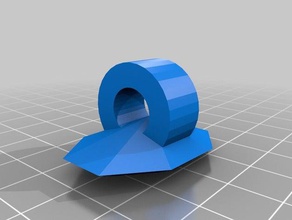 bague &eacutemeraude anelli 3d print model - Mito3D