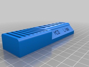 mcs usb stick sd card holder lisa organization customized 3d print model - Mito3D