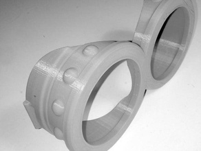 despicable me minion gözlük geliştirilmiş sahne Giydirme 3d print model - Mito3D