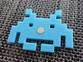 8bit pixelthings other customize pacman raster space invader 3d print model - Mito3D