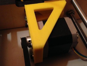 verbesserte motor-Halterung makerfarm i3 3d Drucker Teile motor Platte 3d print model - Mito3D