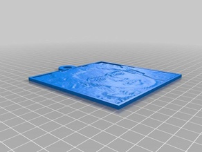 frida 2d art personalizado 3d print model - Mito3D