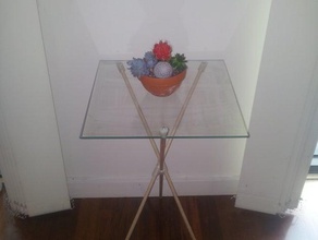 3 legged table household ikea 3d print model - Mito3D