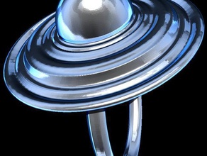ufo - ring saint yüzük uzaylı roswell uzay 3d print model - Mito3D