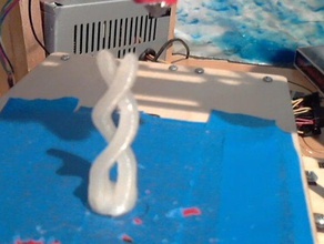 doble espiral otros 3d arte hogar modelo ornamento sketchup supportless juguete 3d print model - Mito3D