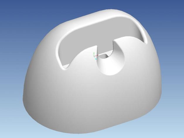 google nexusone dock v2 other 3d household parametric phone proengineer stand 3D print model - Mito3D
