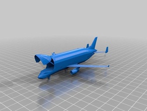 airbus a300-600st other 3d print model - Mito3D