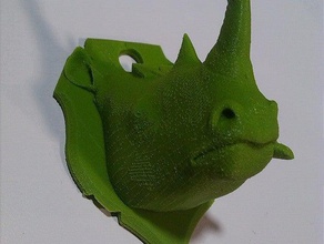 rhino Skulpturen 3d print model - Mito3D