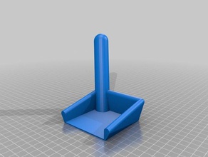 square gutter scoop left handed tools 3d print model - Mito3D