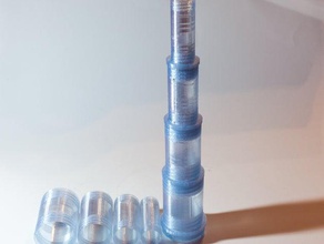 threaded tubes ii other 3d print model - Mito3D