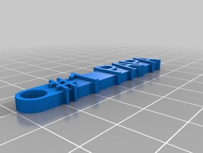 1 papa clave de la etiqueta organización personalizado 3d print model - Mito3D
