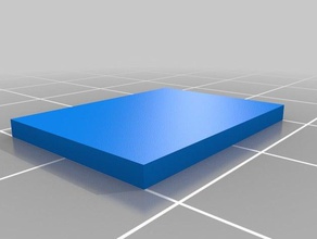 20x15x1 bloco de calibração 3d impressão testes 3d print model - Mito3D