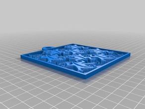 escher 2d sanat özelleştirilmiş 3d print model - Mito3D