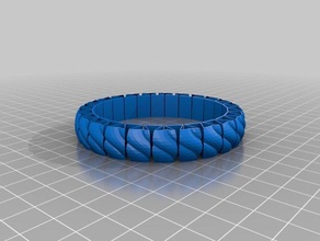 polziscustomized morestretchlet bracelet bracelets 3d print model - Mito3D