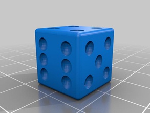 rounded die other dice openscad 3d print model - Mito3D