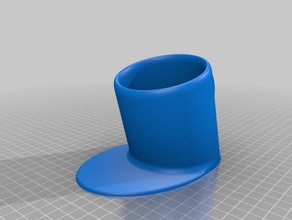 melting coffee cup pen holder decor 3d print model - Mito3D