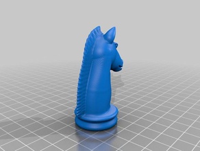 knight eureka chess 3d print model - Mito3D