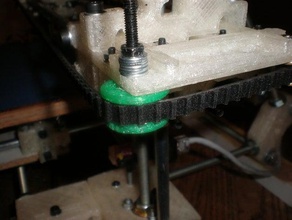 parametric idler pulley other 624 bearing mendel openscad reprap 3d print model - Mito3D