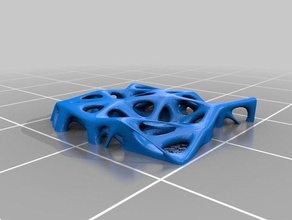 erzeugten voronoi Skulpturen generative rhino 3d print model - Mito3D