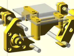 radus prusa i2 lm8uu 8 3d printer parts bar carriage clamp end 3d print model - Mito3D