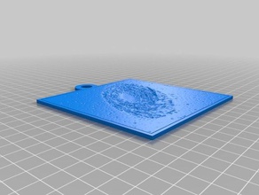 galaxy 2d Kunst angepasst 3d print model - Mito3D