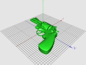 357 revolver andere gun - Spielzeug Spielzeug-Gewehr Waffe 3d print model - Mito3D