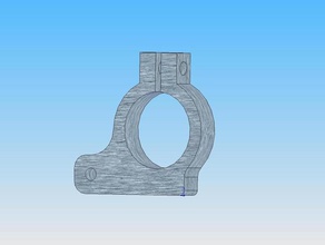 drill press depth guage mounting ring parts 3d print model - Mito3D