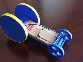 mouse trap racer mechanical toys car 3d print model - Mito3D