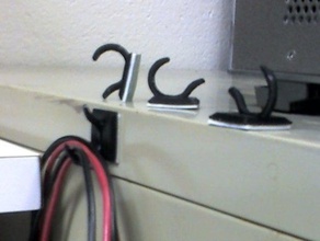 light-duty flat-back wall hook other magnet sticky 3d print model - Mito3D