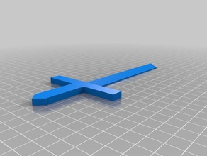 spada di legno migliorata art personalizzato 3d print model - Mito3D