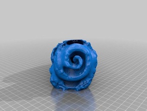 coquille de conque art makerbotdigitizer scan 3d print model - Mito3D
