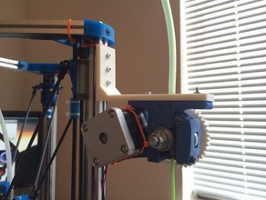 bowden mount gregs wades extruder 3d printer parts 3d print model - Mito3D