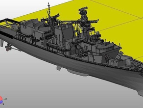 hms norfolk diğer tekne model gemi 3d print model - Mito3D